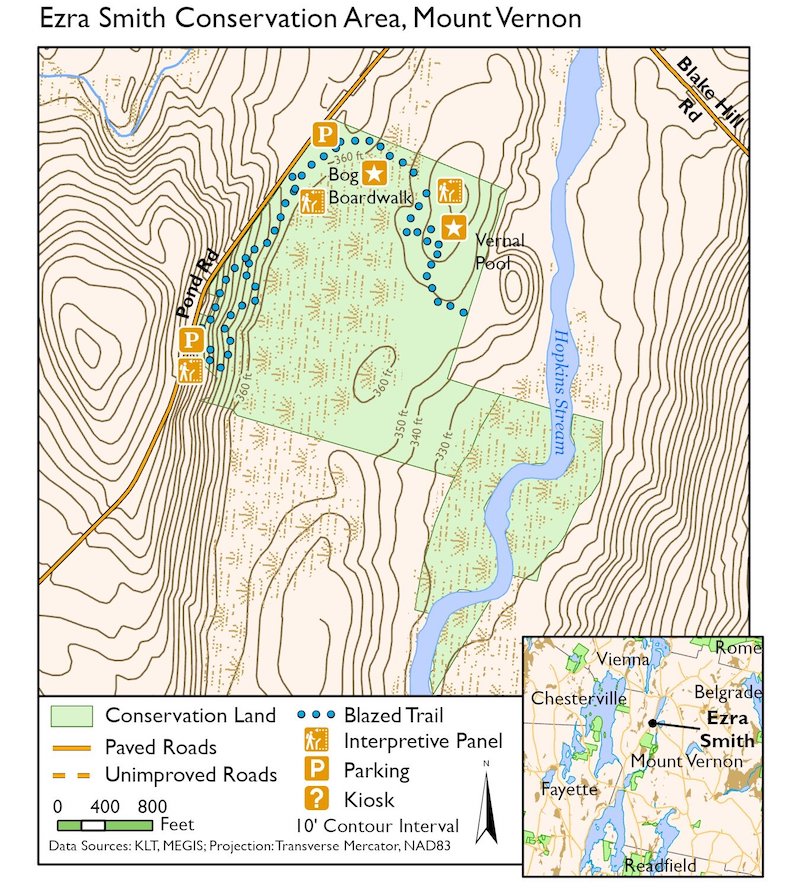 Ezra Smith Wildlife Conservation Area, Mount Vernon – Maine by Foot