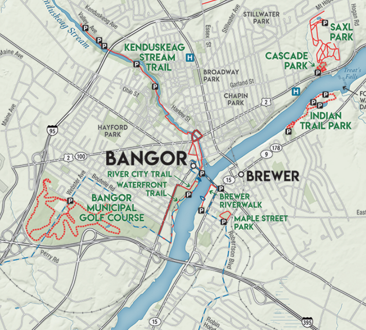 Bangor Map 