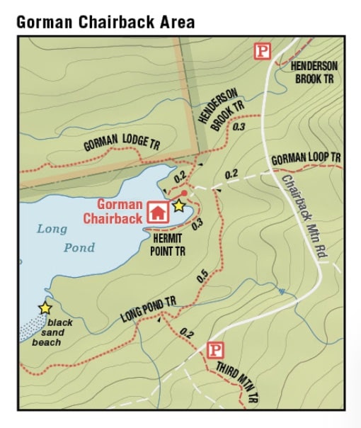 Third Mountain to Chairback Mountain Loop, Appalachian Trail Corridor ...